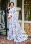 White Queen By Kashvi Georgette Printed Wholesale Saree Suppliers In Mumbai
